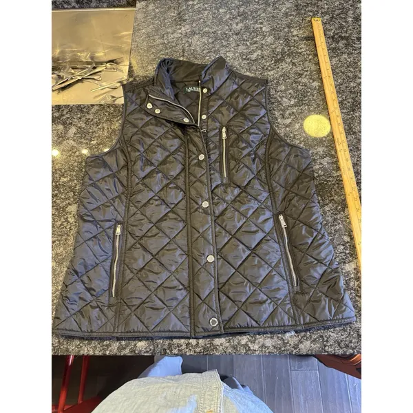 Lauren Ralph Lauren diamond-quilted puffer vest Black Size Large Classic - Image 2