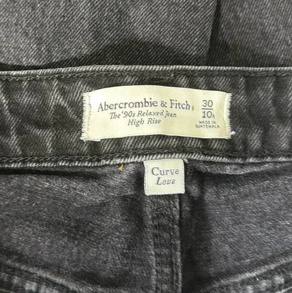 Abercrombie High-Rise Jeans 90s Straight Curve Love - Image 3