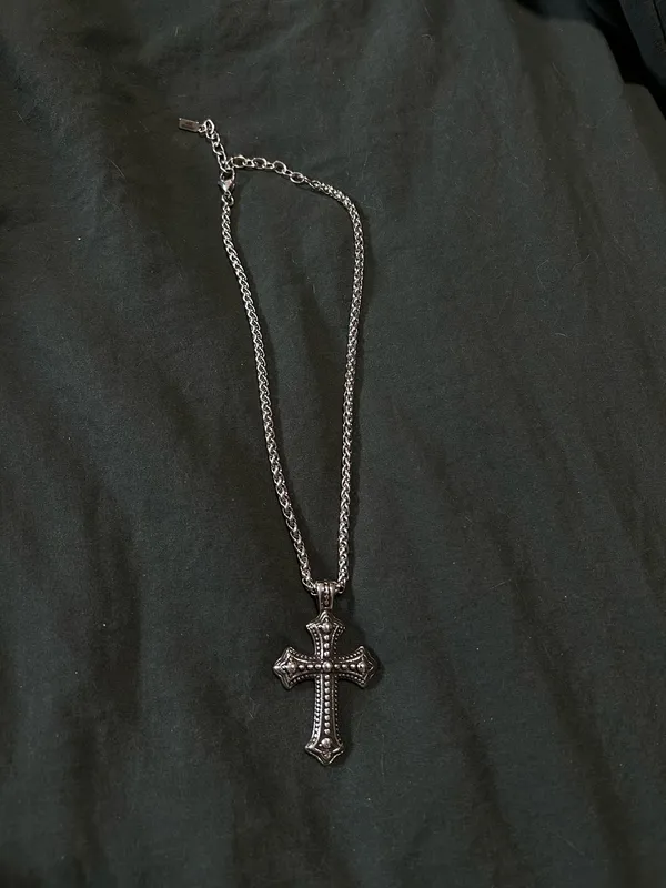 Sterling Silver Cross Necklace - Image 6