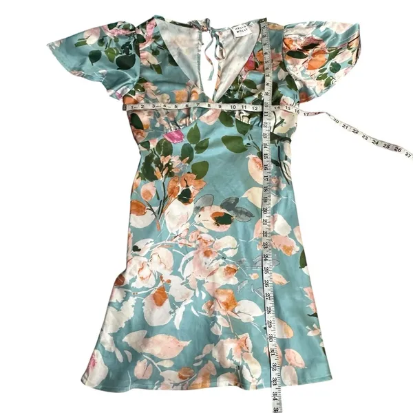 Hello Molly Daylight Party Mini Dress Blue Size Small/4 - Image 13