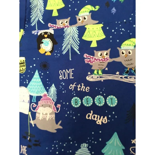 Scrubstar Women's Snow Trees Theme Scrub Top Nurse Medical 1pc Size Medium - Image 8