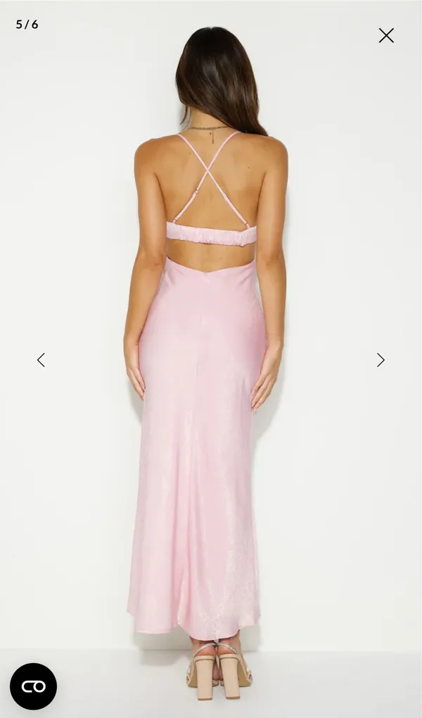 Pink Maxi Dress Hello Molly - Image 2