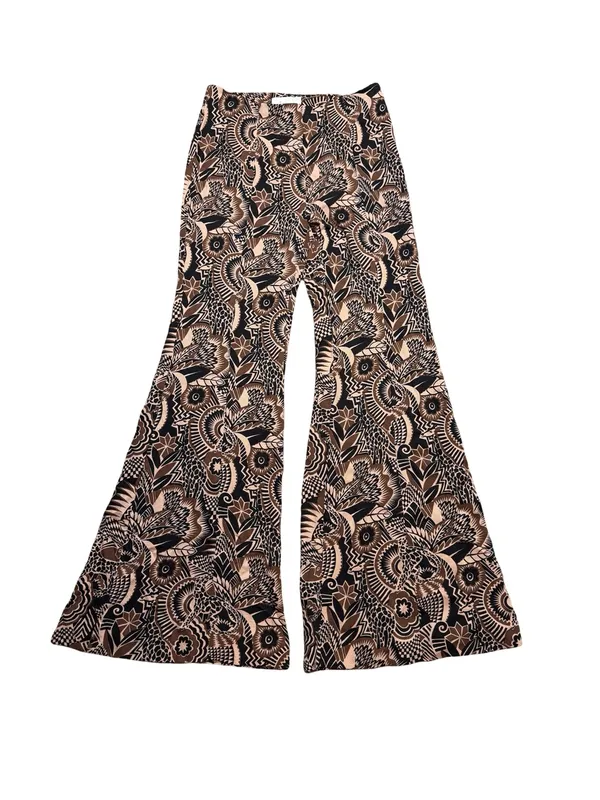 ✨Anthropologie Drapey Flare Pants Boho Print Wide‎ Leg Size 2✨ - Image 2