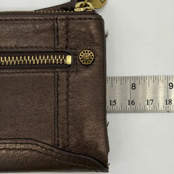 The Sak‎ Womens Wallet Bronze Leather Brass Hardware Reptile Print Trim Bi-Fold - Image 14