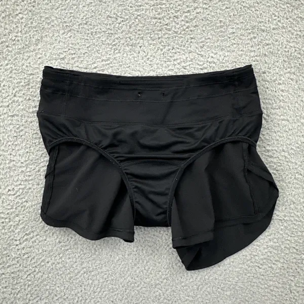 Lululemon Speed Up Shorts Mid Rise 4" Black Athletic Athleisure Women's 4 - Image 3