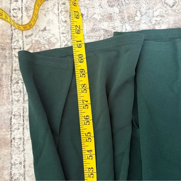 Lulus Unforgettable Composure Emerald Asymmetrical Halter Maxi Dress Size Large - Image 8
