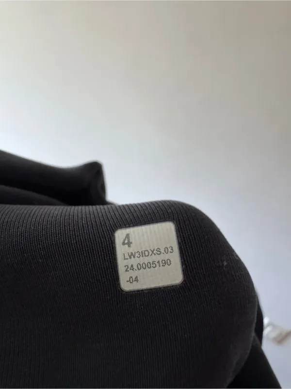 Lululemon Black Brushed Softstreme Half Zip Pullover Size 4 Square Dot - Image 10