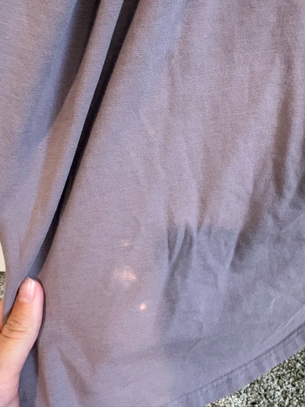 Purple Lululemon Tank Top Size 4 small stain on back - Image 5
