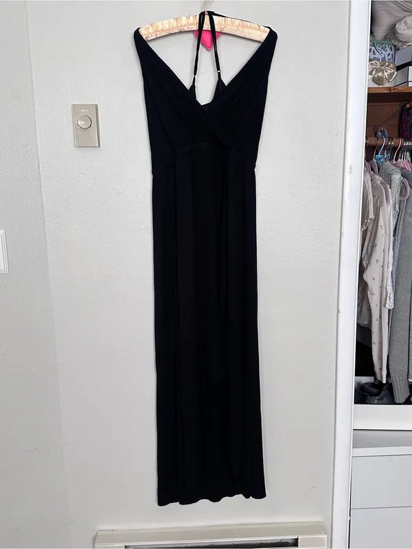 Apt. 9 Black V‑Neck Spaghetti Strap Maxi Dress - Image 2