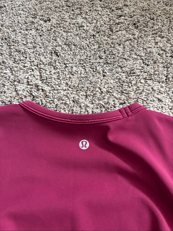Lululemon All It Takes Nulu Long-Sleeve Shirt Deep Luxe size small - Image 5