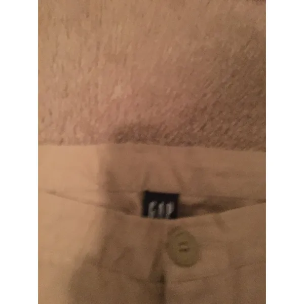 Gap Women's Khaki Capri Pants Zip & Button Pockets Casual Wear Size 2 - Image 5