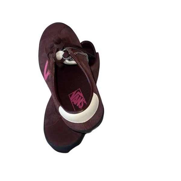 NEW Vans Off The Wall Sport Low Top Sneaker Pop Brown Pink Suede M 7 W 8.5 - Image 11