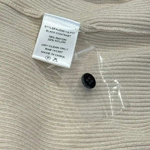 ASTR the Label Colorblock button down Long Sleeve Rib Sweater Dress XS - Image 4