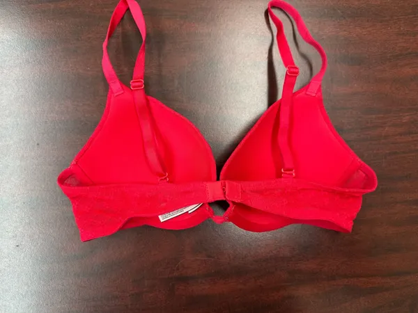 Victoria’s Secret Red Push Up Bra Size 34B - Image 2
