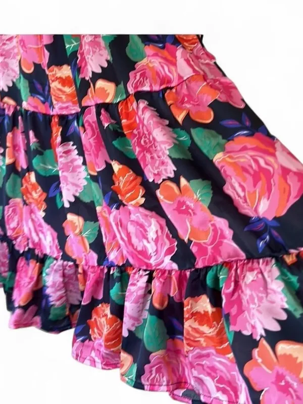 Francesca's mi ami Seth floral babydoll dress. Size XL. - Image 5