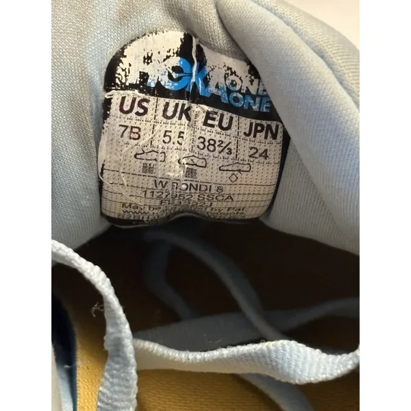 HOKA One One Bondi 8 Womens 7B Yellow Running Shoes Cushioned Athletic Sneakers - Image 11