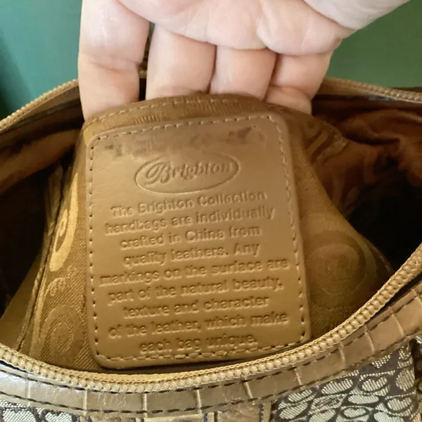 Brighton Tan‎ Leather Handbag - Image 3