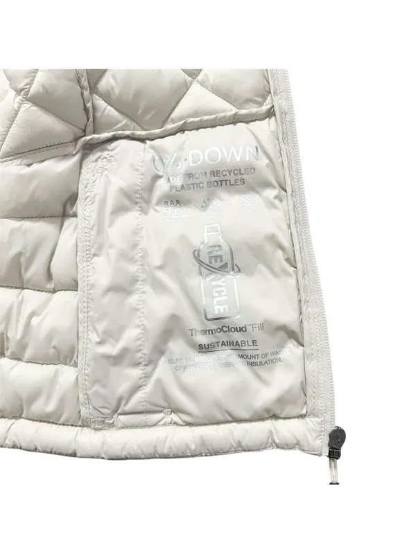 ZeroXposur Elena Quilted Vest with Pockets Full Zip White Size Small - Image 8
