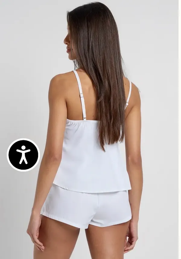 Pretty Little Thing White Pajama Set - Image 2