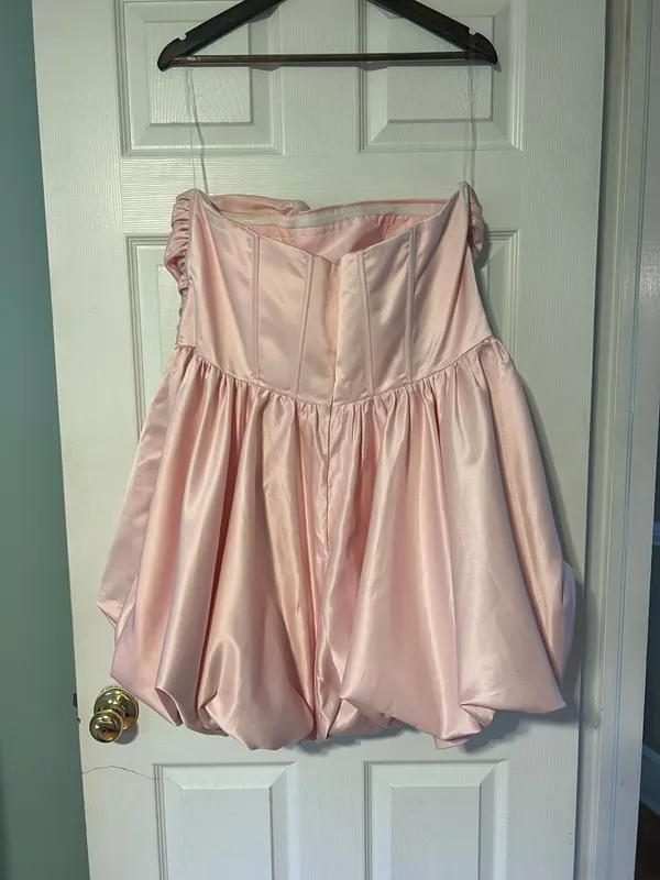 Stacees bubble hem mini dress Pink Size 20 - Image 2