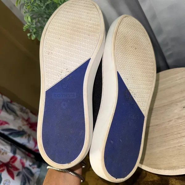 Rothy's The Original Sneaker Navy Blue Women 9 Slip On Casual Comfort Washable - Image 6