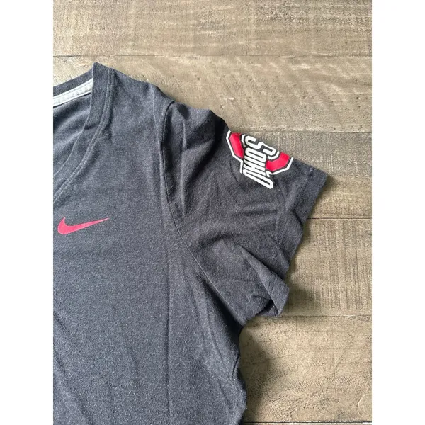 Nike Women's Black Ohio State‎ "8" Short Sleeve Tee Size XL - Image 4