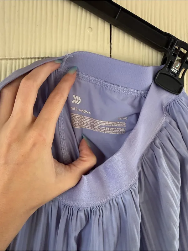 Pleated Lavender Mini Skirt - Women - Image 2