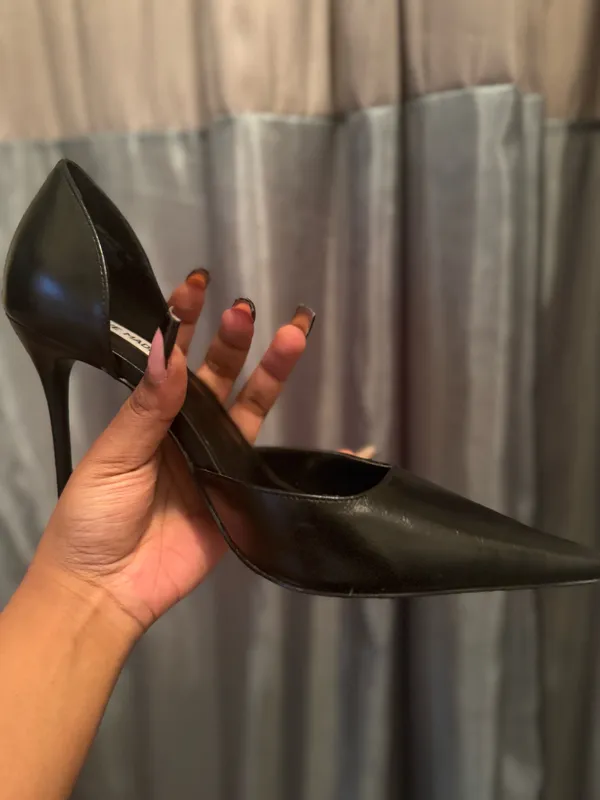 Steve Madden Devon Black Leather....Color: Black Leather...Sz: 9 - Image 5