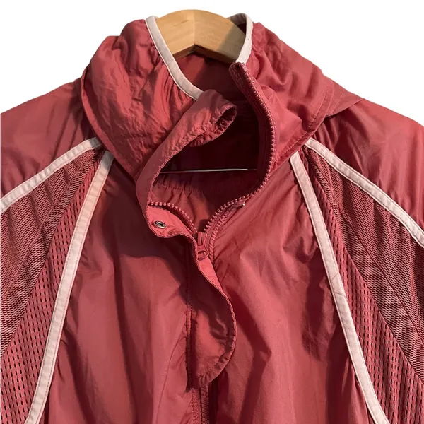 Free People FP Movement Track Jacket Zip Up Windbreaker Athleisure Dusty Pink - Image 4