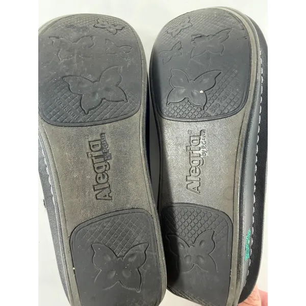 Alegria Paloma Mustache Leather Mary Jane Clogs Black Multi PAL-222 Size 39 - Image 5