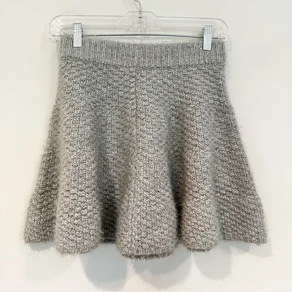 Lovers + Friends Skater Mini Skirt Womens Small Grey Coquette Soft‎ Girl Revolve - Image 6