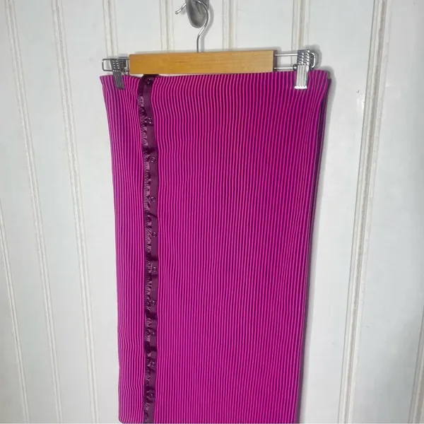 Lululemon Vinyasa Scarf Luon Light Hyper Stripe Raspberry Glo Pink Purple 466 - Image 7