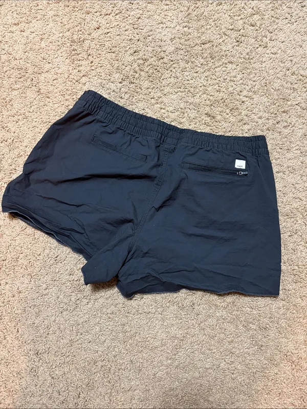 Vuori Navy Athletic Shorts with White Drawstring - Image 4