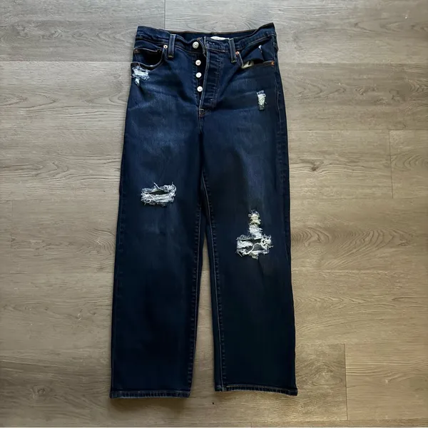 Levi’s High Rise Ribcage Straight Leg Ankle Jeans - Image 2