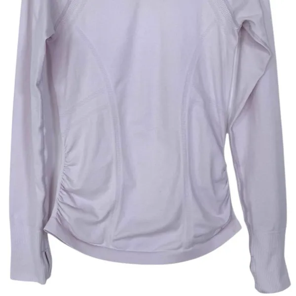 Athleta Fastest Track Momentum Seamless Long Sleeve Ruched Top XS Purple Lilac - Image 5