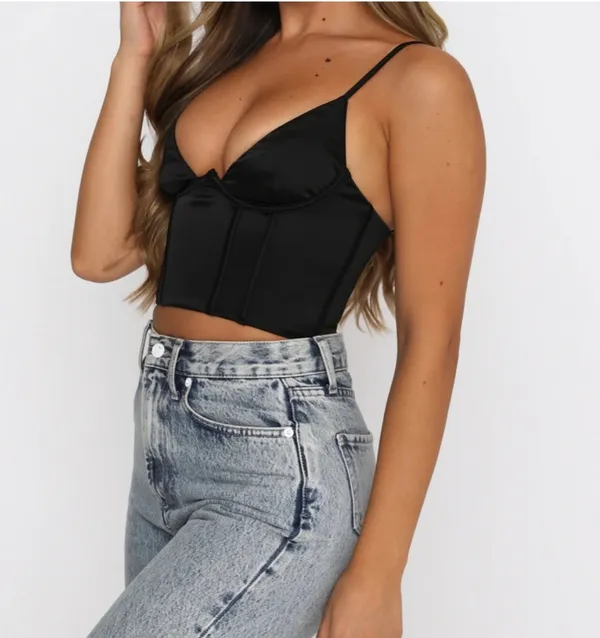 White Fox Acacia Bustier Top - Image 2
