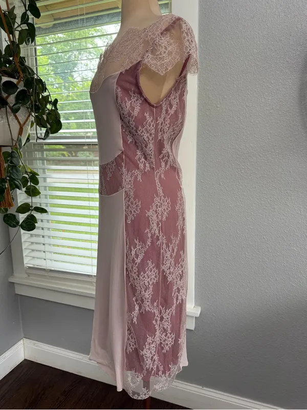NWT Maeve Short Sleeve Lace Knee Length Dress Size Small - Image 5