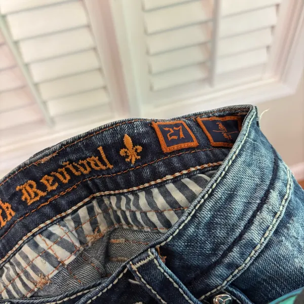 Rock Revival Jen Cutoff‎ Jeans Size 27 - Image 8