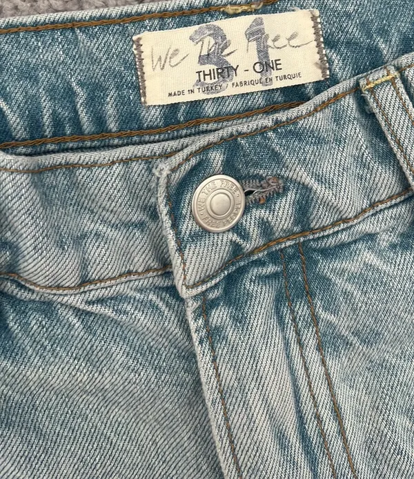 Free People Astoria Wide Leg Jeans - Image 5