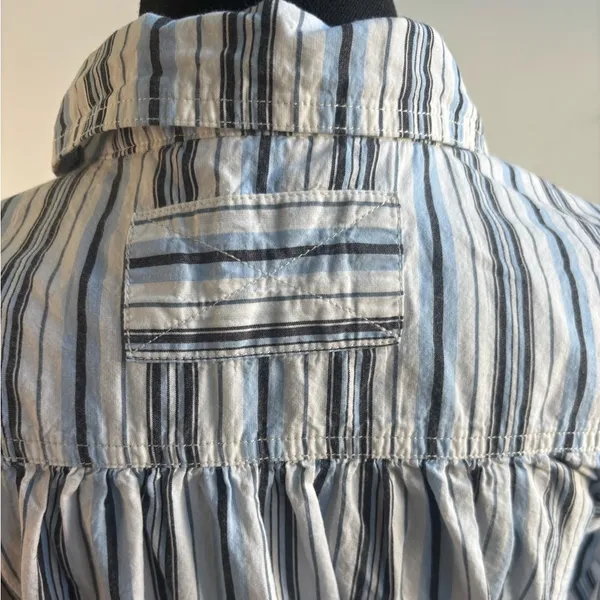 We the Free Pop Prep Striped Shirt small coastal preppy‎ vacation beach - Image 8