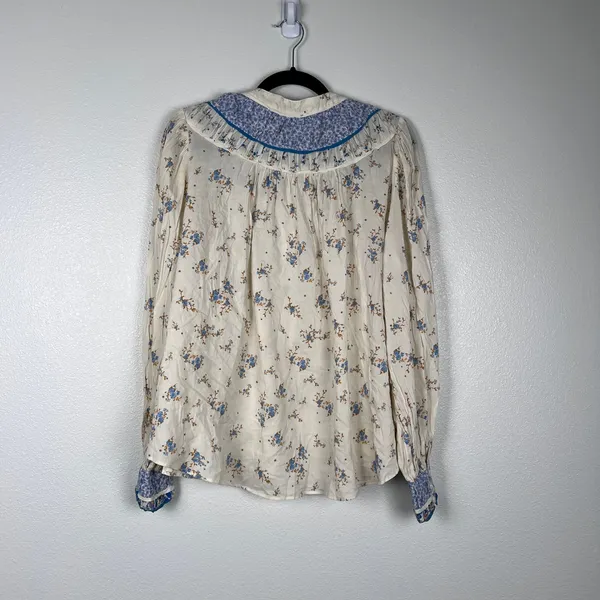 Free People women's Paloma Printed Blouse Sz M NWT - Image 8