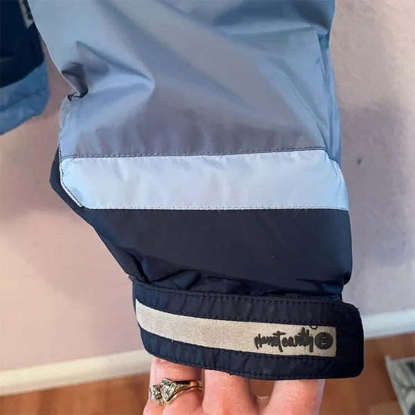 *30off3* NWOT. Planet Earth Unisex Blue Puffer Jacket M Winter Casual Mid-Length - Image 7
