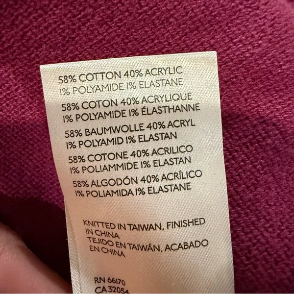 Free People Nightingale Open Front Knit Cardigan Sweater Women’s XS Magenta Pink - Image 6