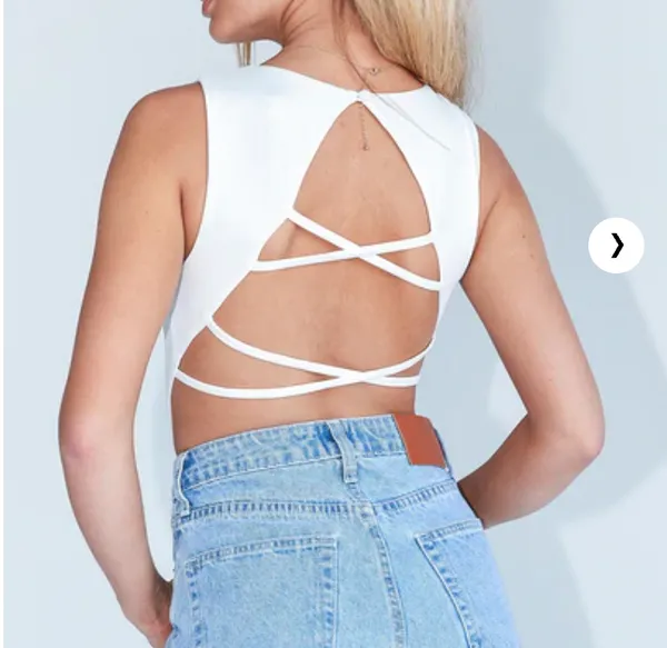 Princess Polly White Bodysuit - Image 3