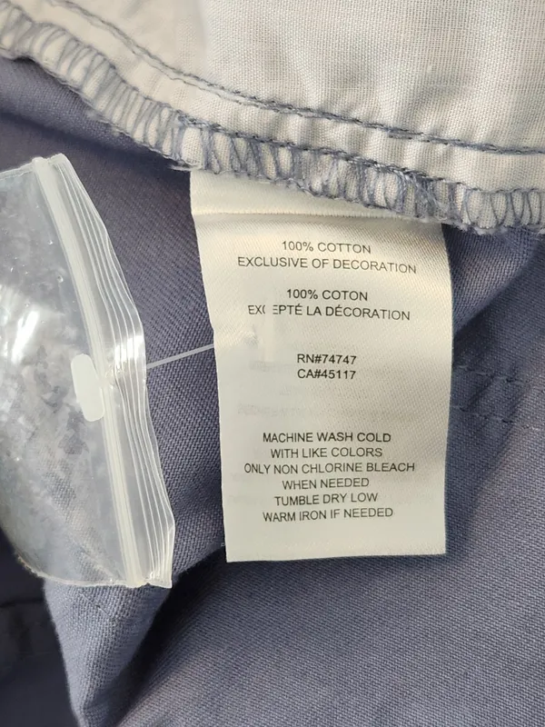 Natural Reflections Womens Blue Cotton Chino Shorts Size 10 - Image 9