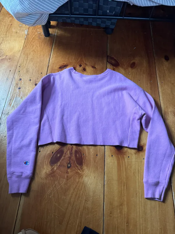 Champion Cropped Hoodie - Image 3