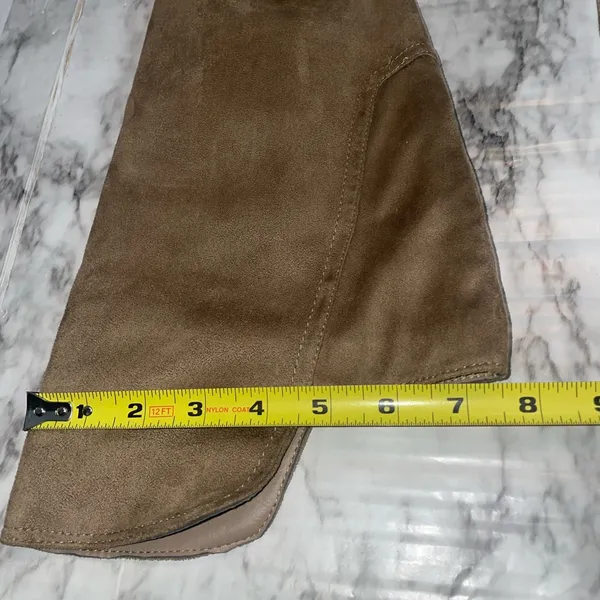 Windsor Faux Suede Tan Boots - Image 8