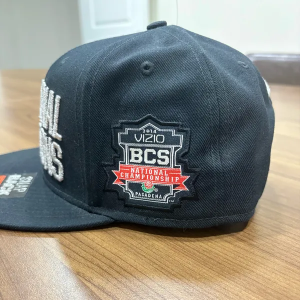 Nike Florida State Seminoles 2013 BCS National Champions Snapback Hat FSU Black - Image 2