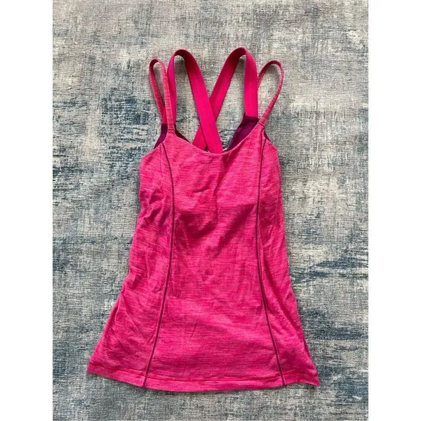 Lululemon Run For Gold Heathered Jeweled Magenta / Regal Plum Size 4 - Image 3