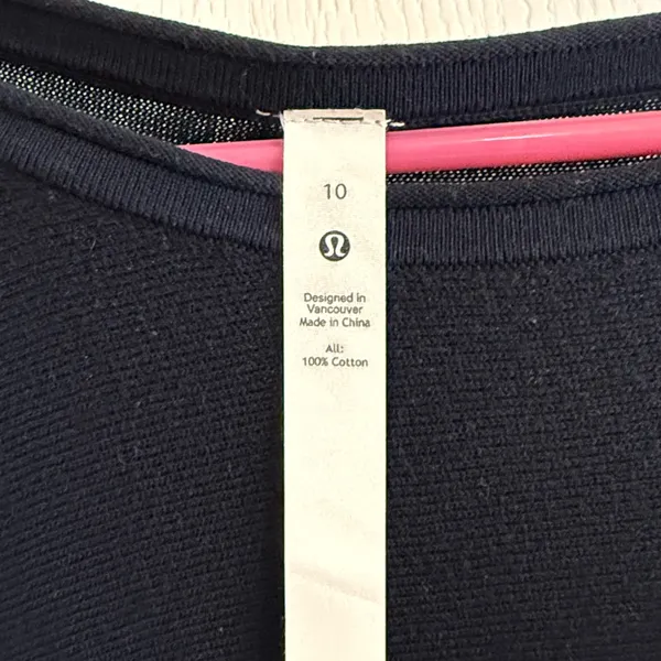 Lululemon Take it All In Sweater in True Navy Women’s Size 10 - Image 7